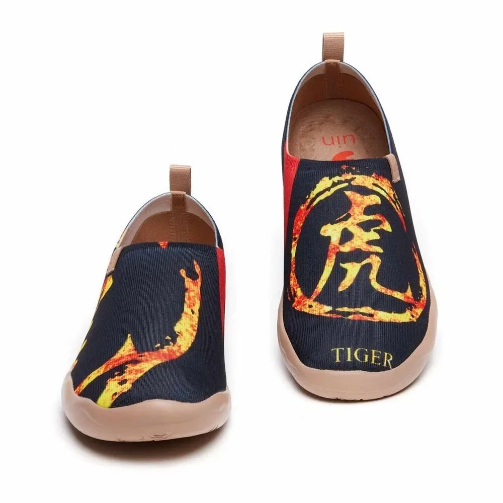 UIN Men's Walking Travel Shoes Canvas Comfort Sneaker (Hu Toledo)